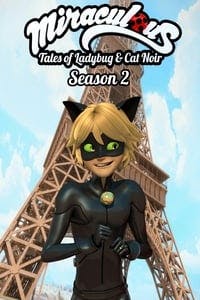 Cover of the Season 2 of Miraculous: Tales of Ladybug & Cat Noir