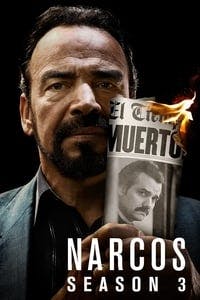 Cover of the Season 3 of Narcos