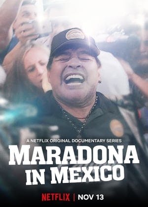 Banner of Maradona in Mexico
