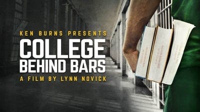 Banner of College Behind Bars